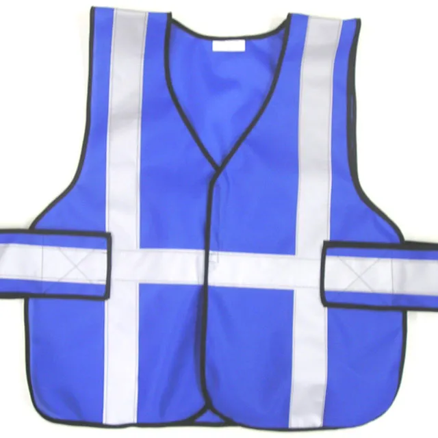 343 Fire V12-EZP Economy Vest 5-Point Break-Away Vest with 2" Silver Striping & Title
