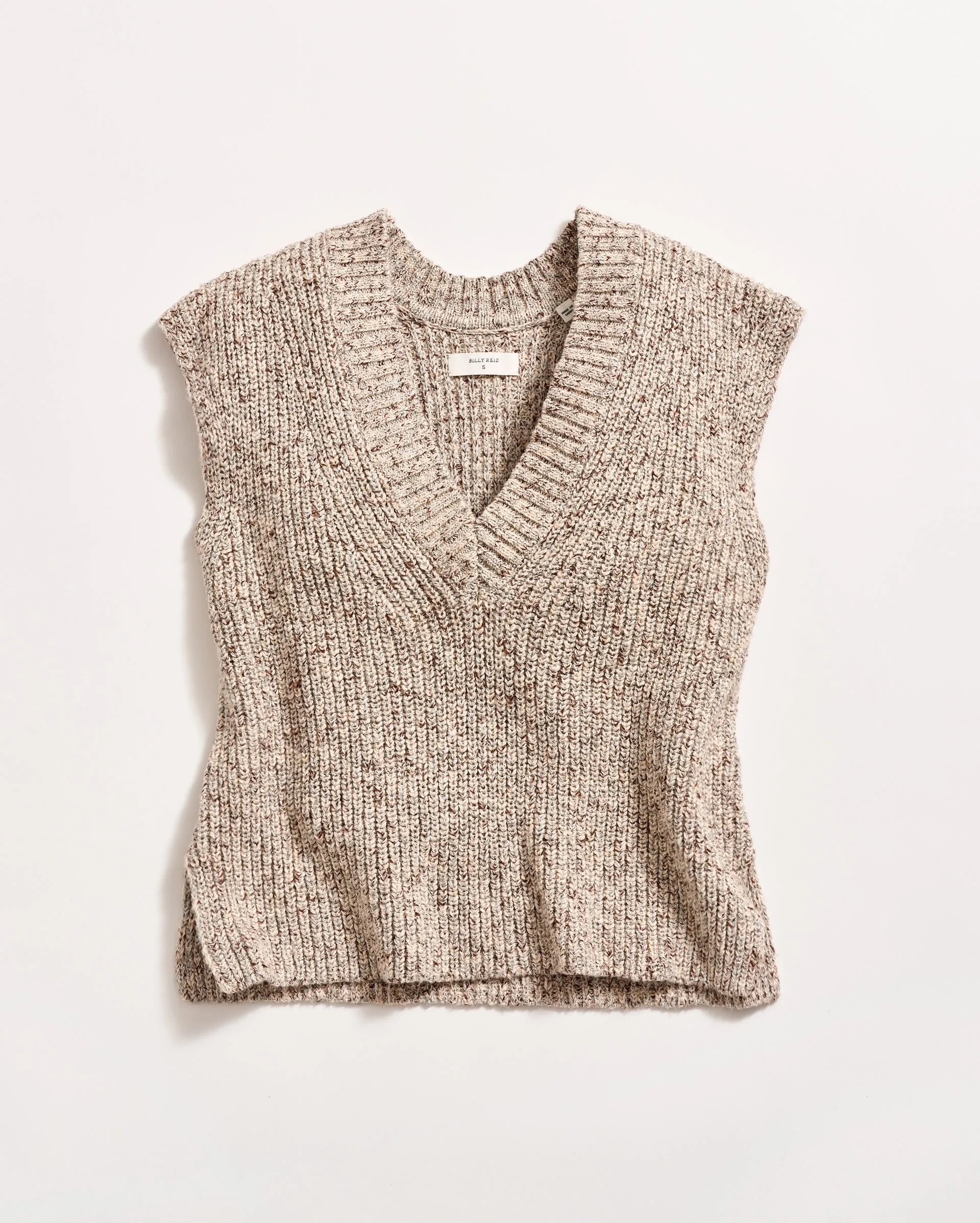 Marled V Neck Shell