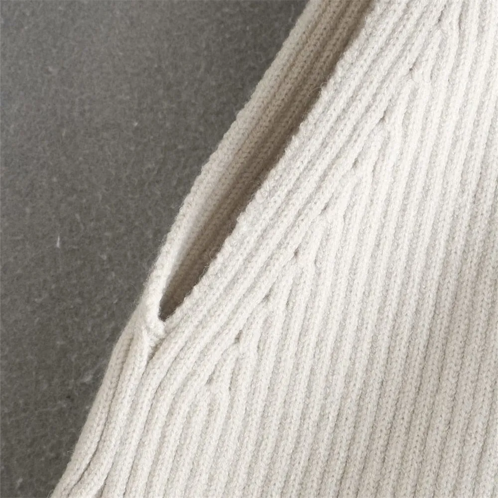 Ｗomen Turtleneck Sexy Short Sweater Chic Streetwear