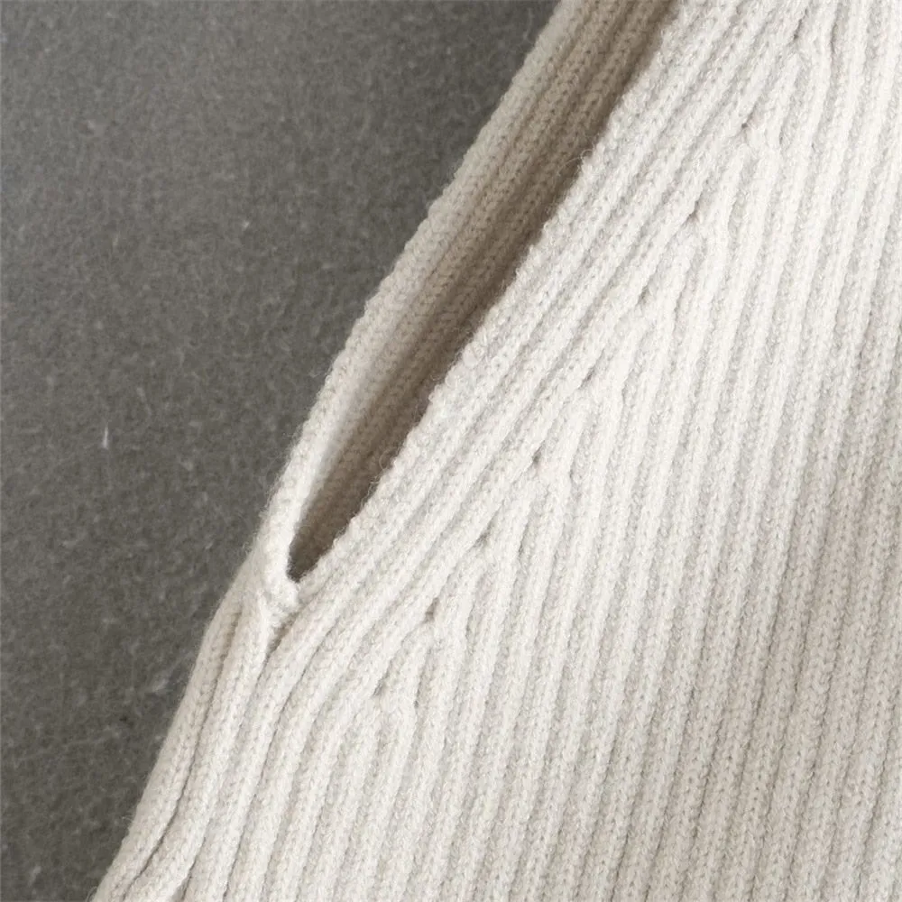 Ｗomen Turtleneck Sexy Short Sweater Chic Streetwear