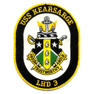 USS Kearsarge LHD-3 Amphibious Assault Ship Patch