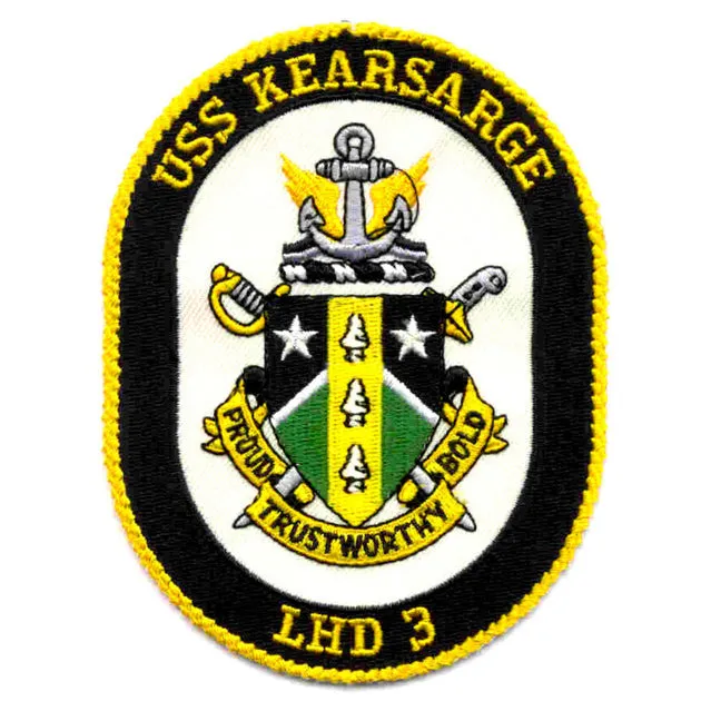 USS Kearsarge LHD-3 Amphibious Assault Ship Patch