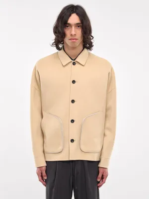 Wool-Cashmere Jacket (AB42-003-OFF-WHITE)